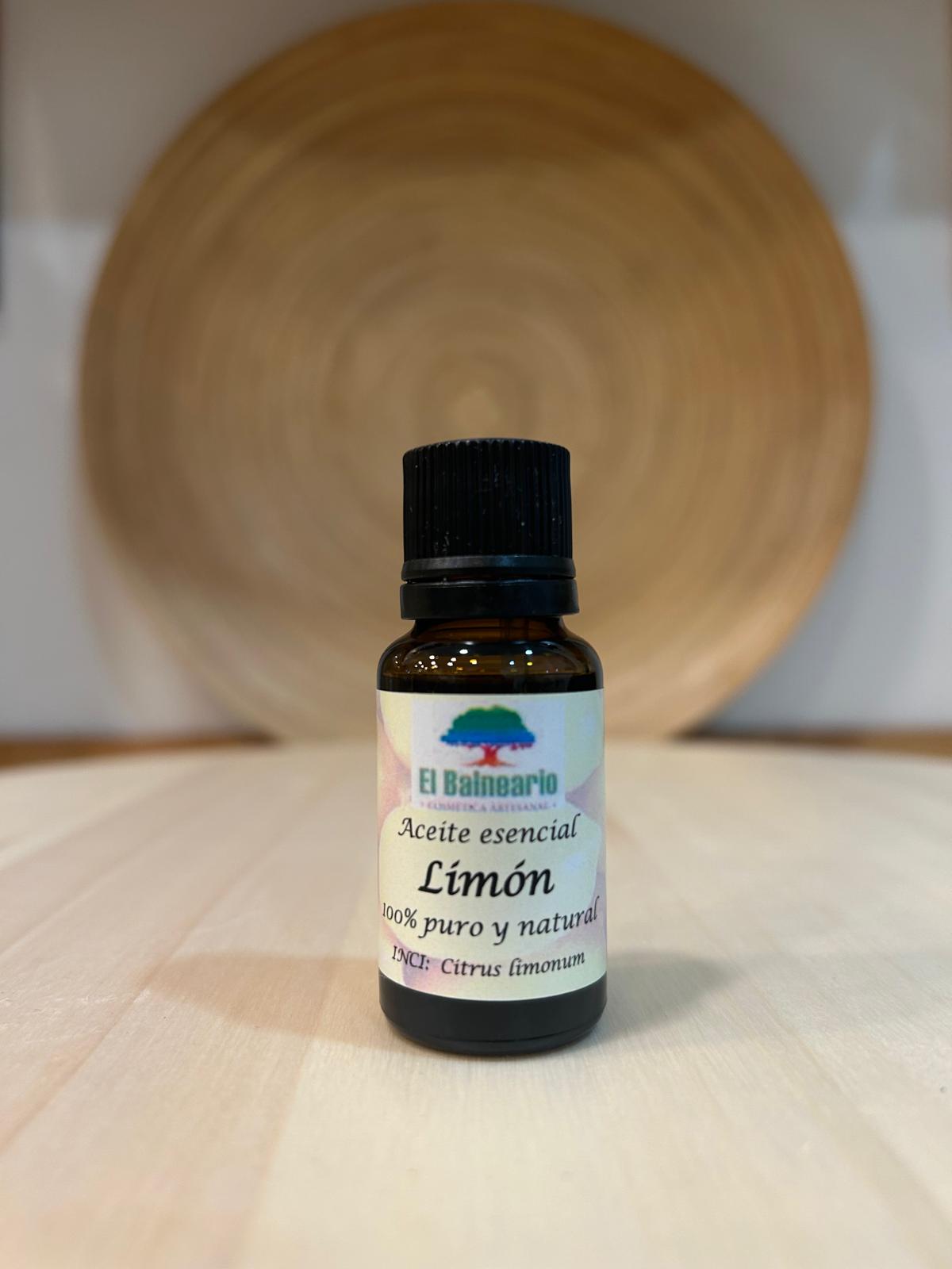 Aceite de limón ecológico esencial