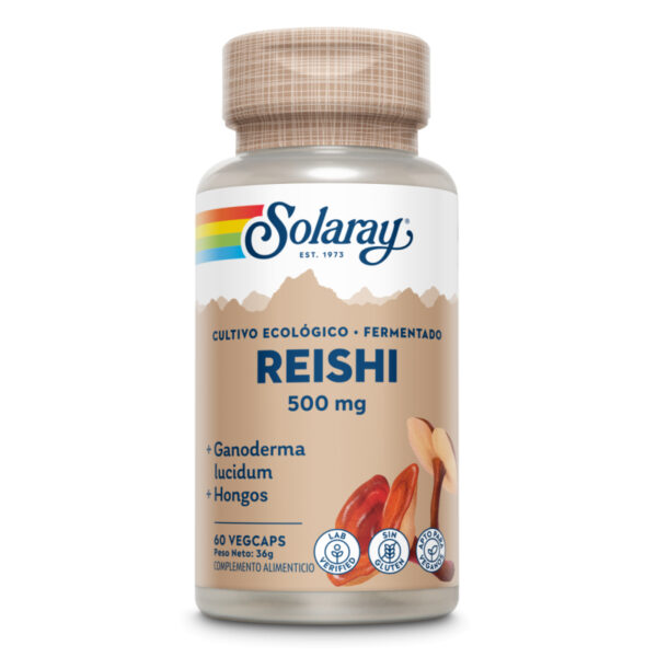 Reishi 500mg ecológico Solaray