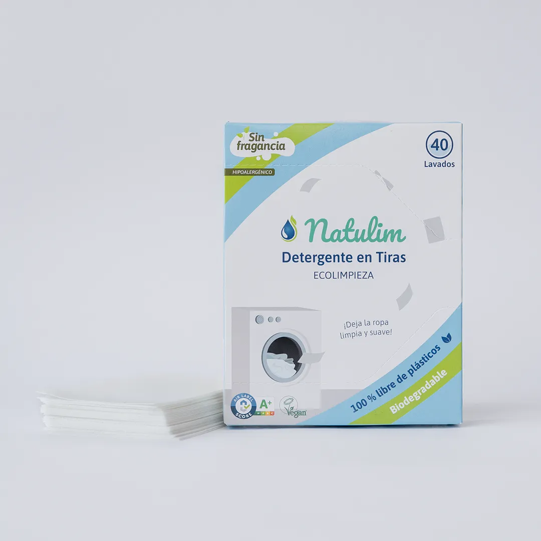 Detergente Lavadora en Tiras