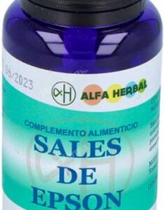 Sales de Epsom Alfa Herbal 100 Cápsulas | Magnesio